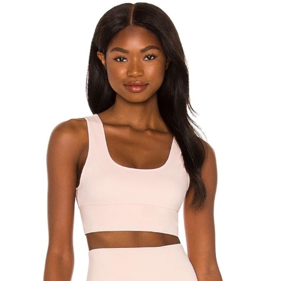 It's Now Cool Contour Crop Bikini Top in Blush - Picture 1 of 7